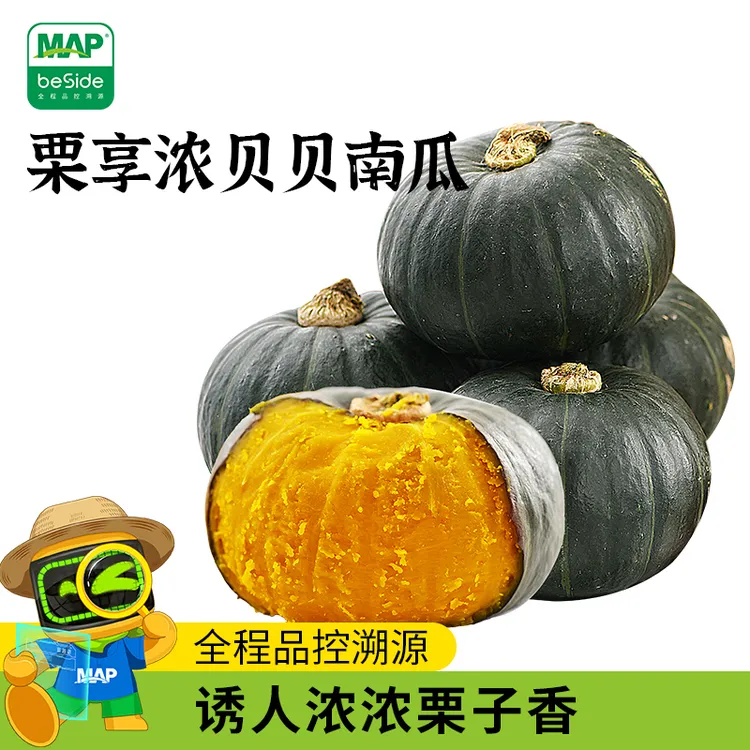【坏果包赔】5斤正宗真贝贝南瓜板栗味瓜婴儿粗粮辅食南瓜粉糯香甜