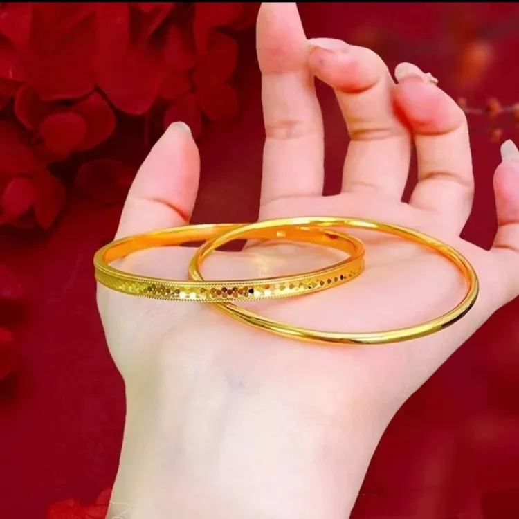 铜合金手镯 【龙鳞双环手镯镯子饰品】精工女士潮流款