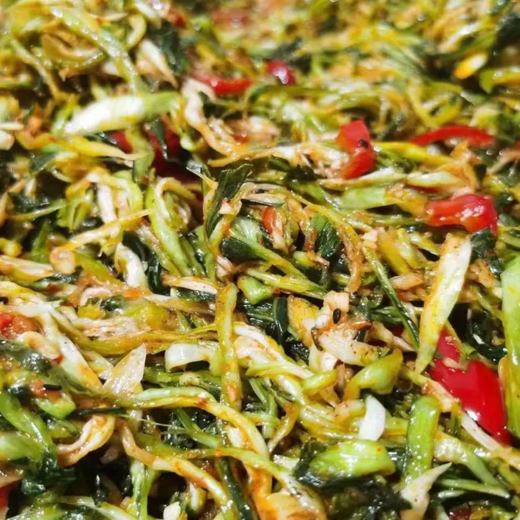 荻港香菜下饭菜开胃小菜手工制作腌制菜农家拌饭菜