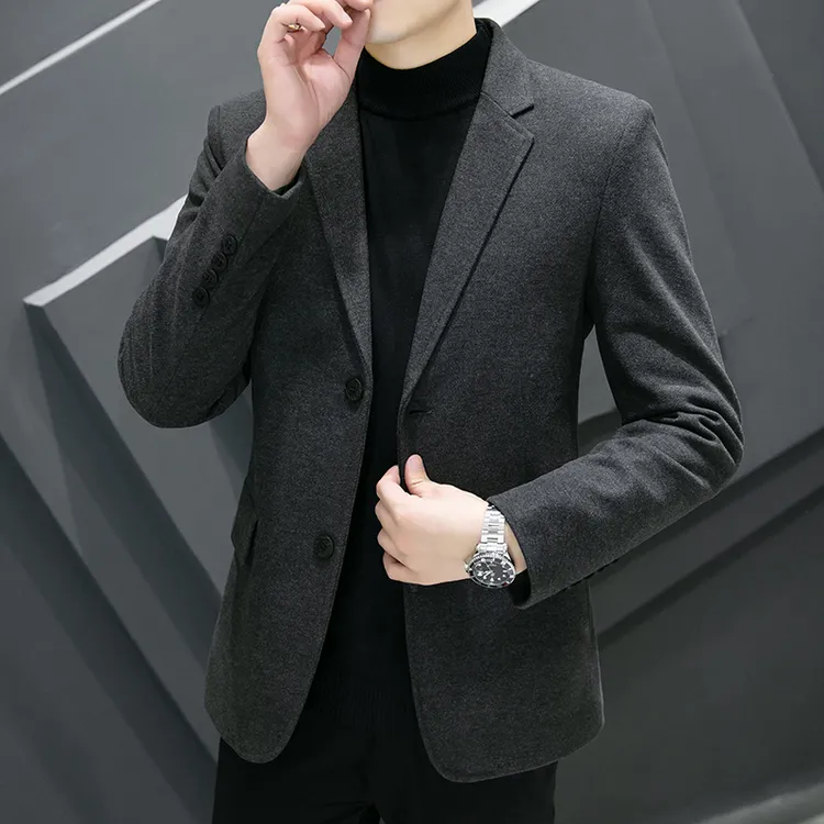 高品单西春秋季新款男士商务休闲西装男装外套韩版修身小西装上衣