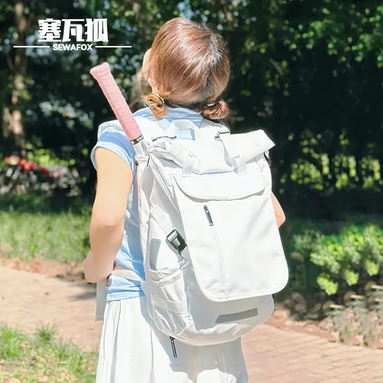 羽毛球包背包女款网球运动健身大容量轻便旅行书包电脑双肩包男款