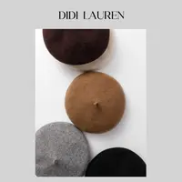 DIDI LAUREN 100%wool羊毛贝雷帽/画家帽复古百搭
