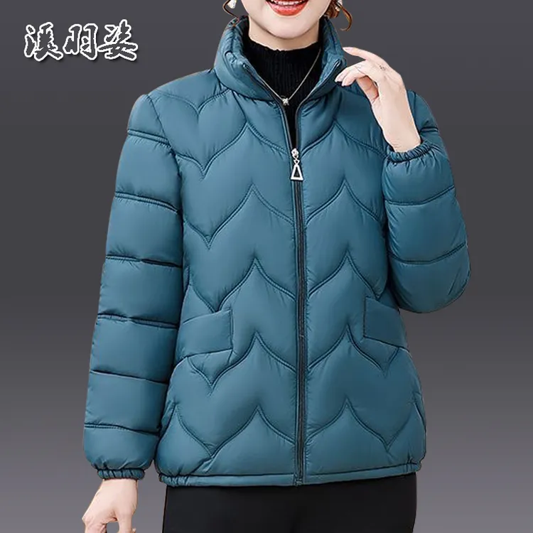 妈妈冬季加厚棉服女士新款棉衣中老年加厚保暖外套奶奶棉袄上衣