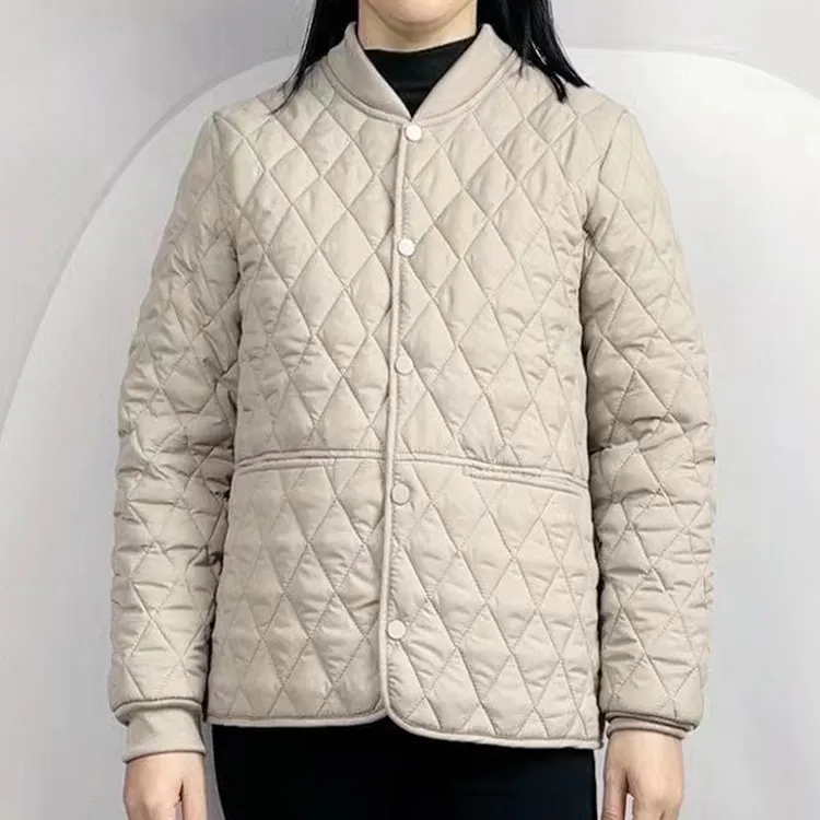 菱格轻薄小棉袄女春秋冬季新款时尚洋气百搭宽松减龄时尚休闲外套