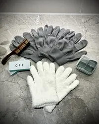 文玩刷子手套礼盒 文玩套装 文玩万毛刷 万毛手套 盒子