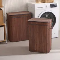 【龙图竹子收纳箱】衬布可拆洗收纳神器北欧方形结实储物床尾家用