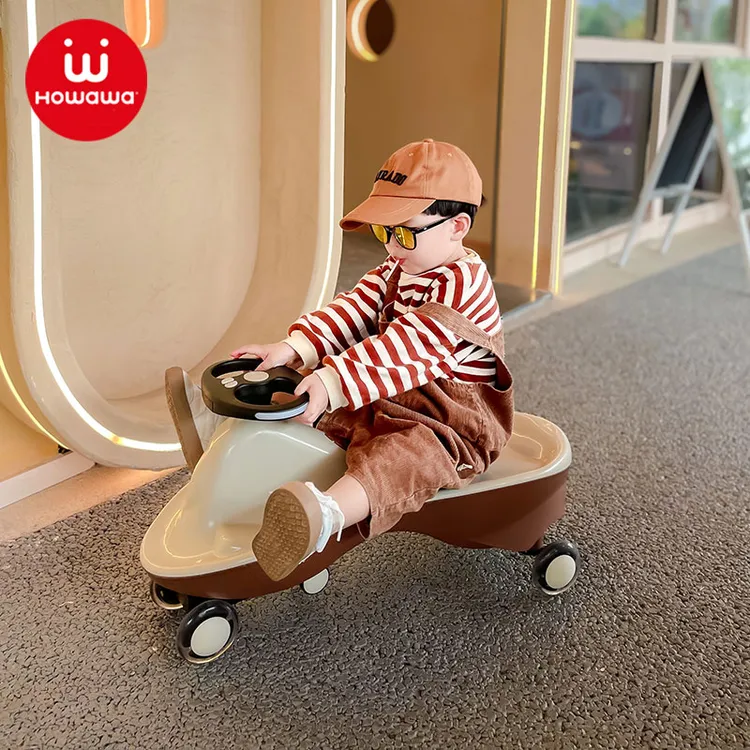 Howawa/好娃娃儿童扭扭车轻音溜溜车滑行防侧翻无音乐1-3岁宝宝车