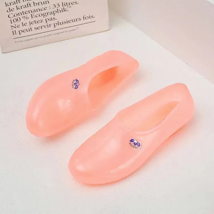 女士夏季塑胶水晶劳保胶鞋中年大妈婆婆种地雨鞋防滑耐磨软底舒适