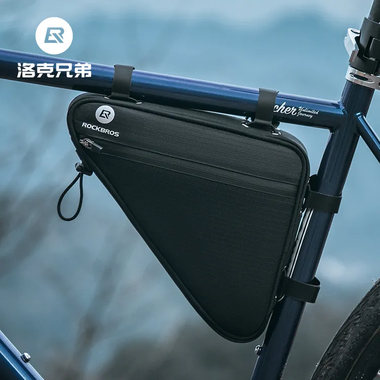 洛克兄弟自行车包三角前梁包上管包山地车公路车鞍包工具骑行装备
