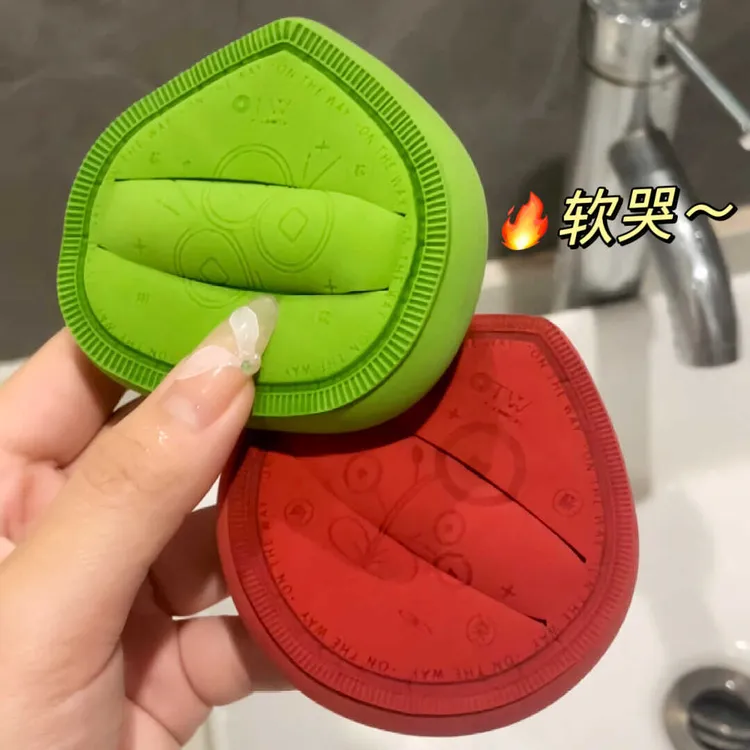 加薪系列粉扑粉底液专用遇水膨胀松软上妆服帖不吃粉干湿两用大号