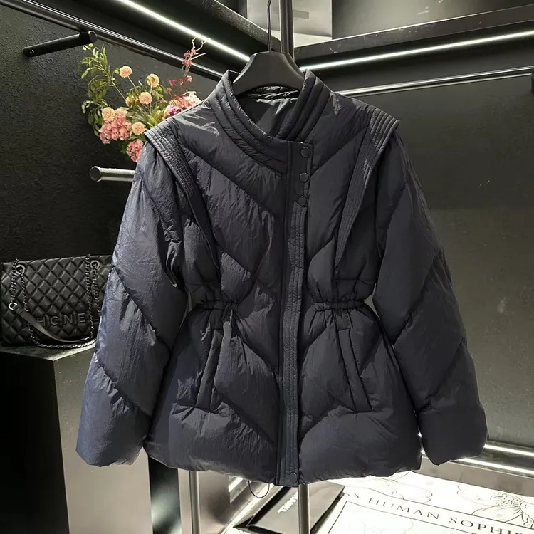 2024年冬季新款韩系复古厚款棉服女高级时尚百搭保暖独特好看外套