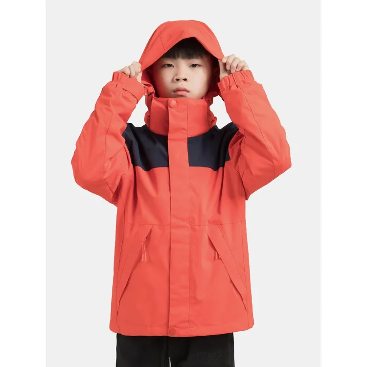 户外三合一冲锋衣儿童两件套保暖透气中小学校服加厚外套定制yg