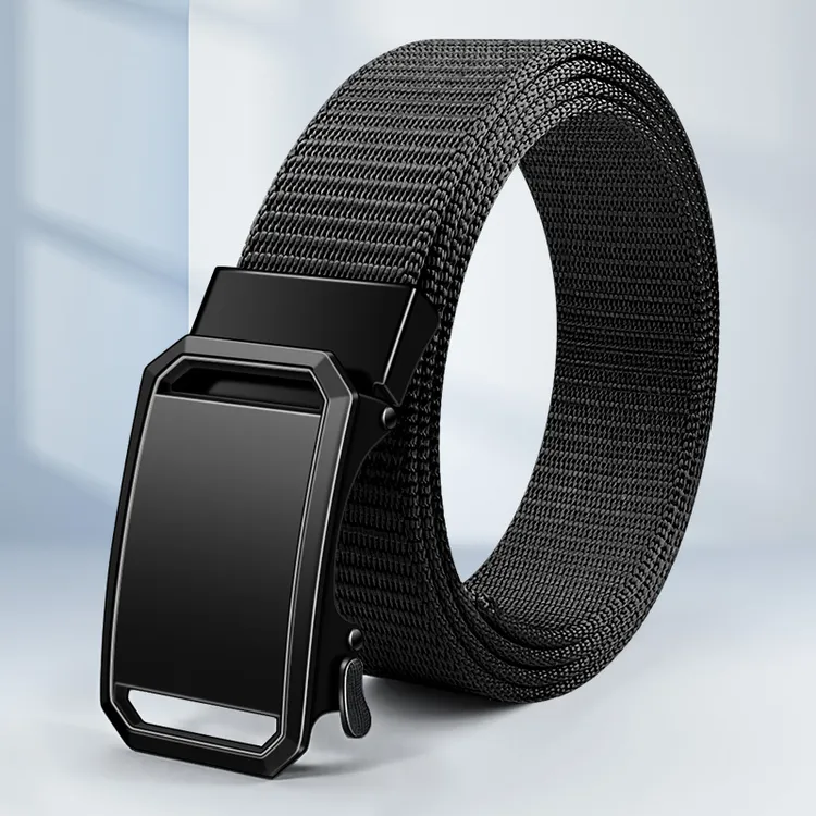 男士皮带时尚合金自动扣百搭编织腰带商务成人休闲加厚男款裤带