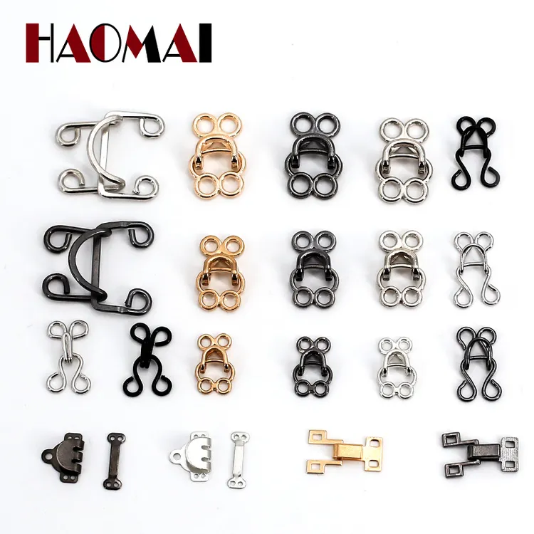 风纪扣扣子防走光隐形扣小领钩裙子勾扣衣服挂钩皮草暗扣领扣裤勾