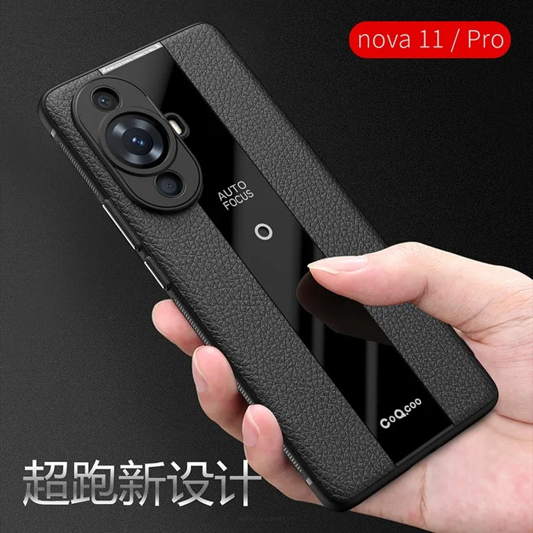 华为nova11手机壳奢华保时捷超跑防摔适用华为nova11pro皮纹限量