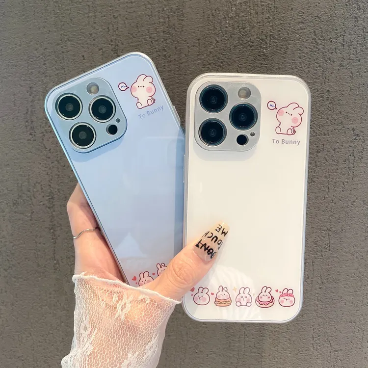 适用玻璃壳苹果iPhone/华为荣耀/OPPO/VIVO/小米手机壳14/13个性