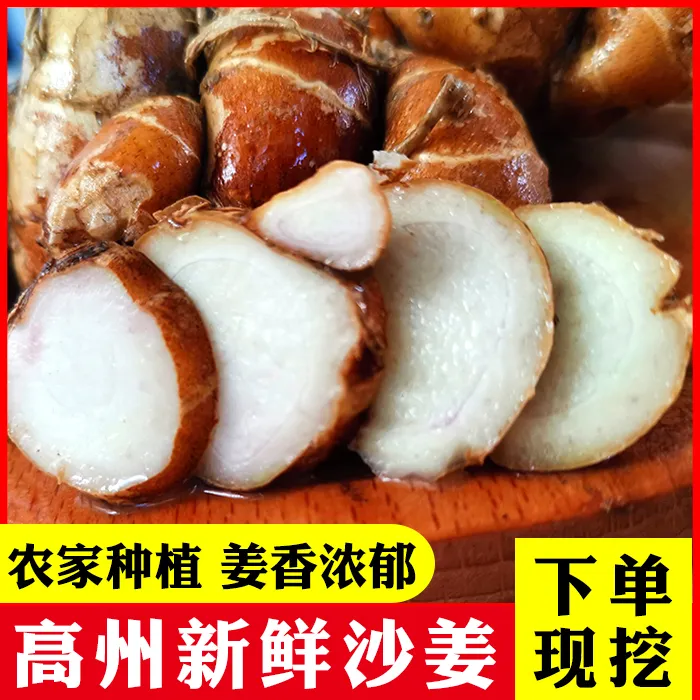 广东茂名高州特产新鲜沙姜/山奈 1/2/3/4/5/6斤