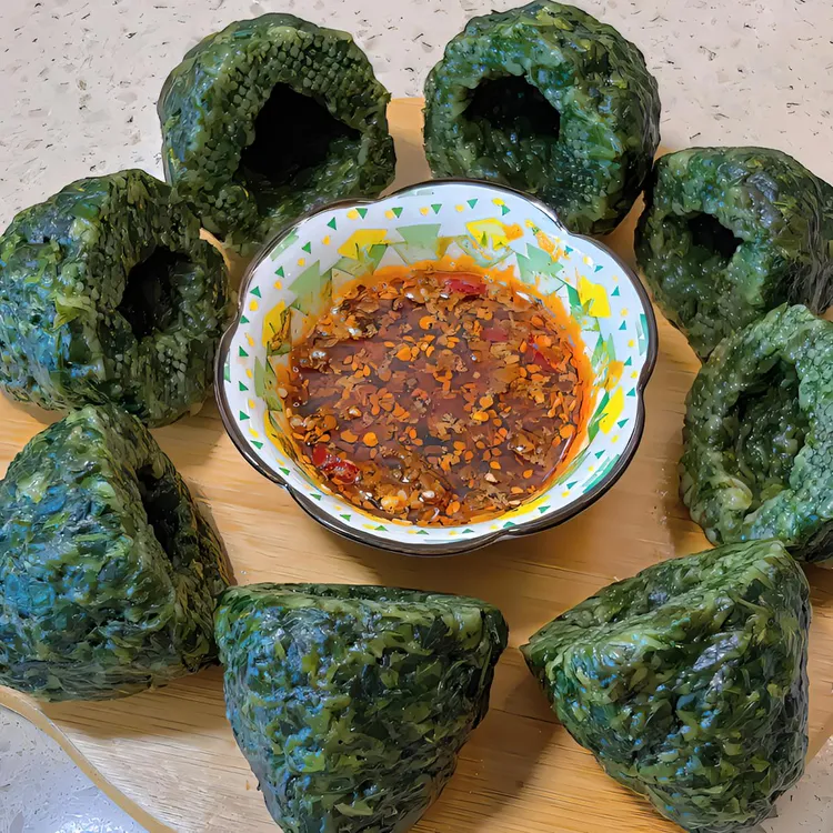 现做传统农家手工红薯叶窝窝头好吃精选美味早餐方便速食