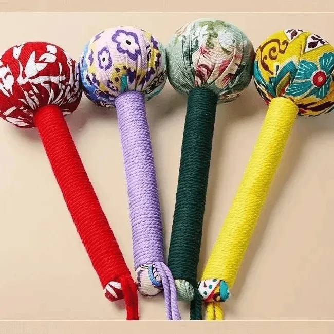 颈肩颈椎锤艾草锤捶背颈椎腰背部按摩锤家居便携多功能放松神器