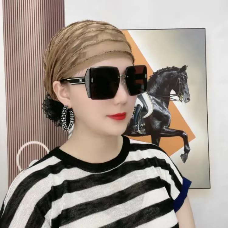 优雅洋气遮白发帽子女2024新款包头帽夏季透气盘发蕾丝网纱头巾帽