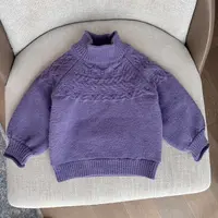 【加厚提花高领毛衣  】儿童打底衫加厚毛衣高领针织衫K15
