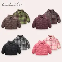 【三防双面穿羽绒 】婴儿连体衣服宝羽绒外套秋冬白鸭绒轻薄K15 AM