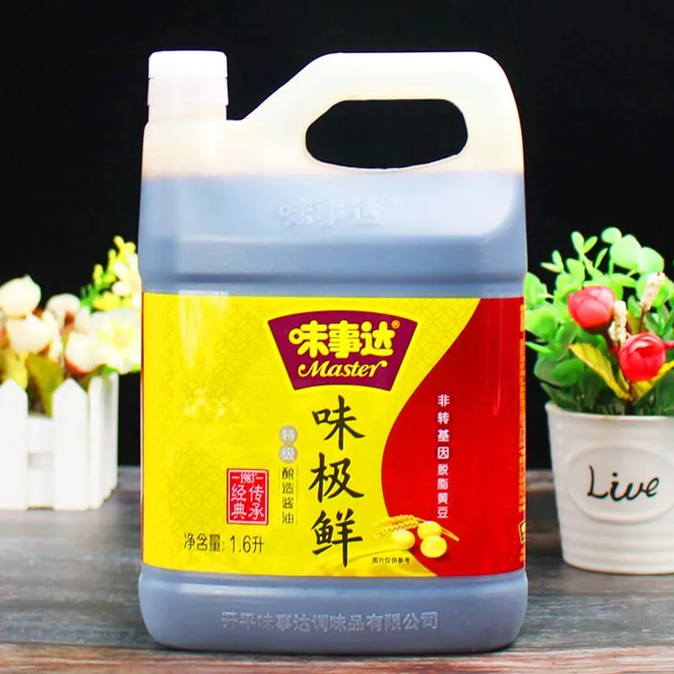 味事达味极鲜特级酱油..大家用提鲜凉拌调味品酿造生抽笋0g