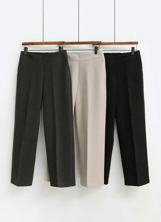 彥竹服装韩国正品毛料裤