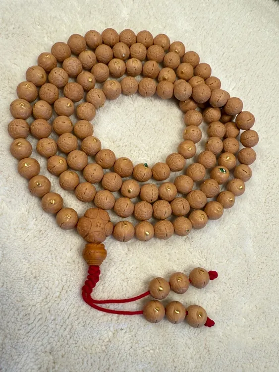 【禪舍】尼泊尔凤眼菩提实心满镶2.0黄24k尺寸10.5mm