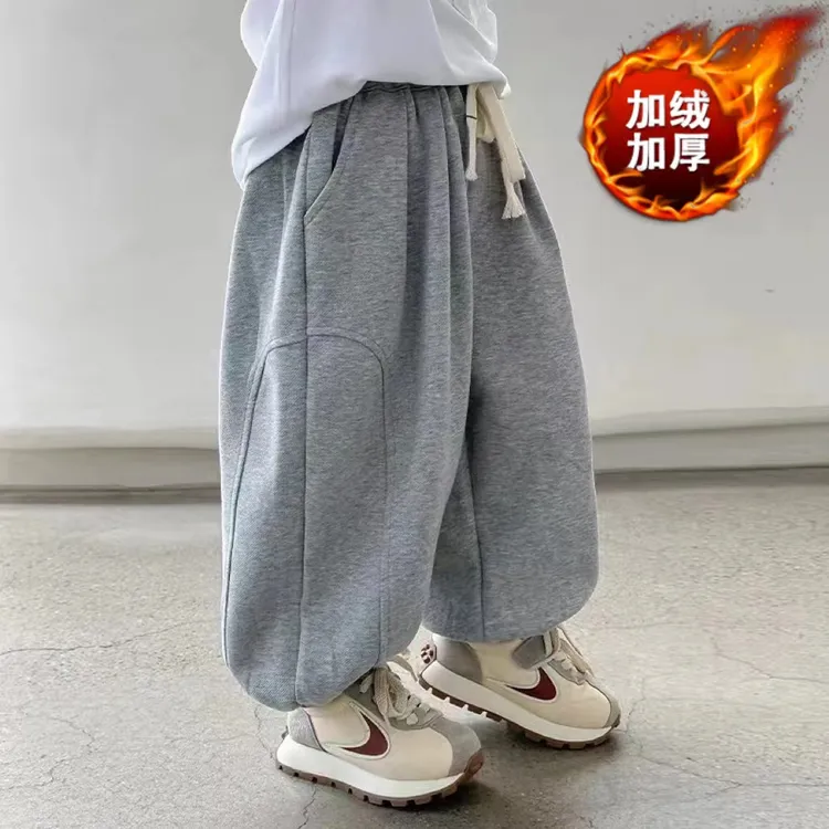 男童灯笼裤卫裤阔腿裤春秋装帅气儿童宽松运动哈伦裤休闲裤