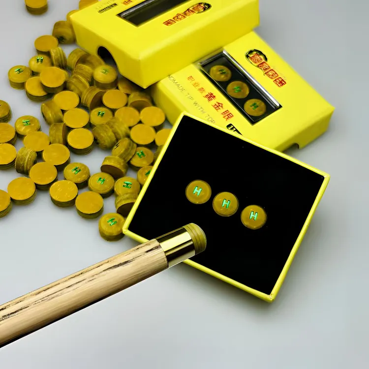零度彩虹台球职业皮头黄金眼多层皮头11毫米中式八球斯诺克杆头