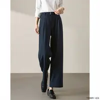 沫晗依美【蓝调爵士】2025秋通勤腰带宽松休闲裤百搭显瘦8367
