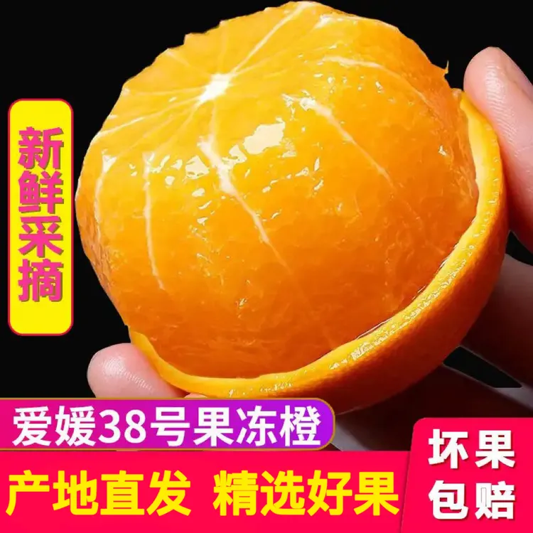 【小北京甄选】四川眉山爱媛果冻橙 7.5斤4.5斤3斤 果冻一样的橙子