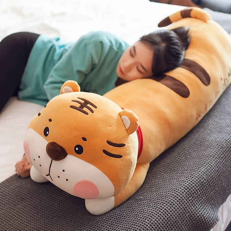 【ZB】可爱老虎毛绒玩具抱枕女生睡觉床上超软公仔大号玩偶生日礼物