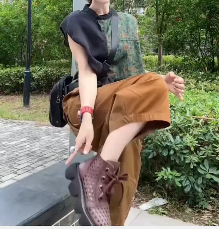 2025春季新款时尚女装网红气质休闲减龄名媛拼接颜色上衣裤子女