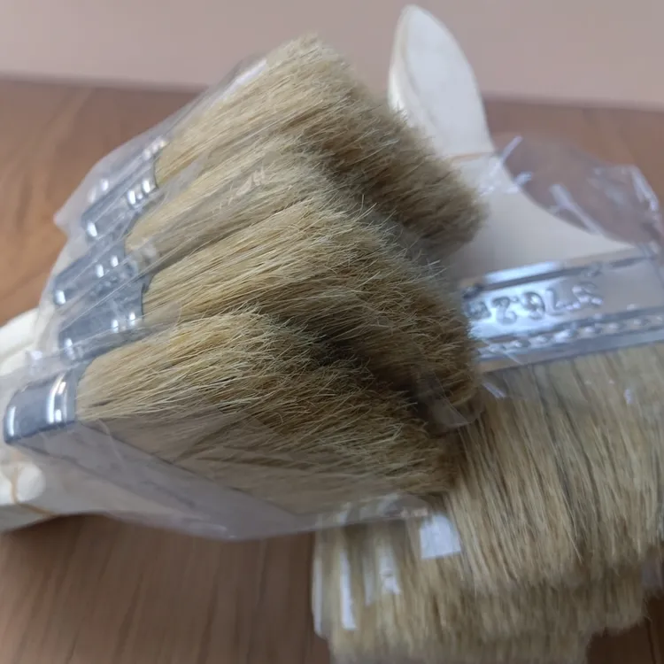 纯猪鬃毛刷刷子刷油不卷毛十把（长毛）（短毛）款