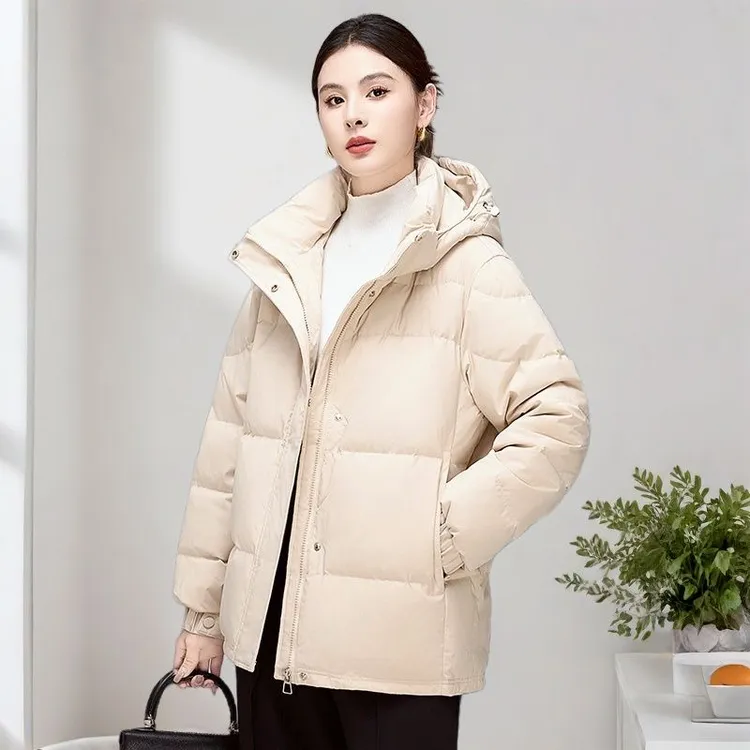 (升级版黑金蓄热)棉服女短款2024冬季新款加厚小个子加厚宽松