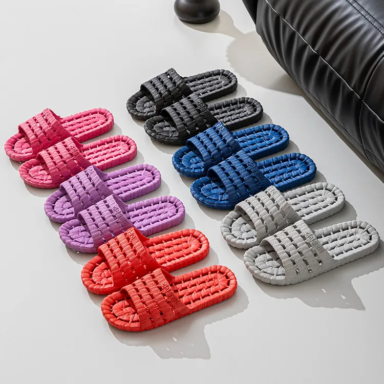 洗澡镂空拖鞋女夏天家用凉拖鞋软底防滑凉拖居家家庭浴室拖鞋男商品图