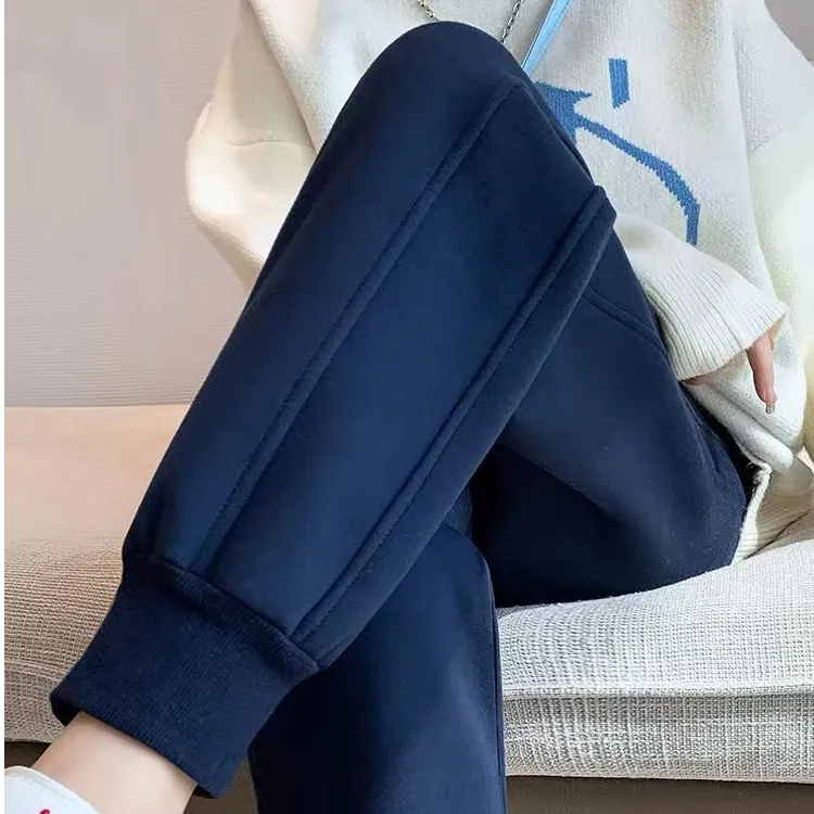 2025新款华棉束脚运动裤 时尚 休闲裤 百搭 显瘦长裤卫裤男女同款