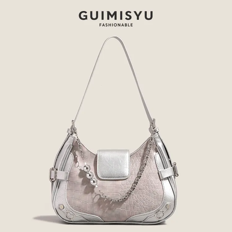 爆款辣妹2024新款原创小众腋下包百搭女生精致月牙包单肩斜挎包潮