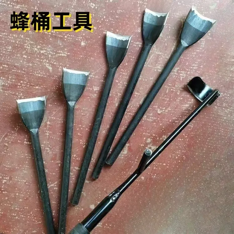 挖圆蜂桶神器圆刮刀铲子锻打原木开洞挖土长柄铲刀刮刀工具套装