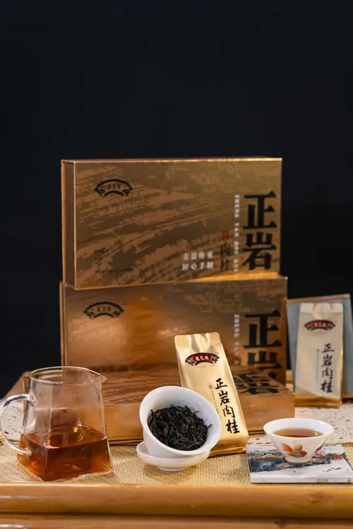 焕文明武夷岩茶正岩肉桂古法手制乌龙茶一斤四盒高档礼盒