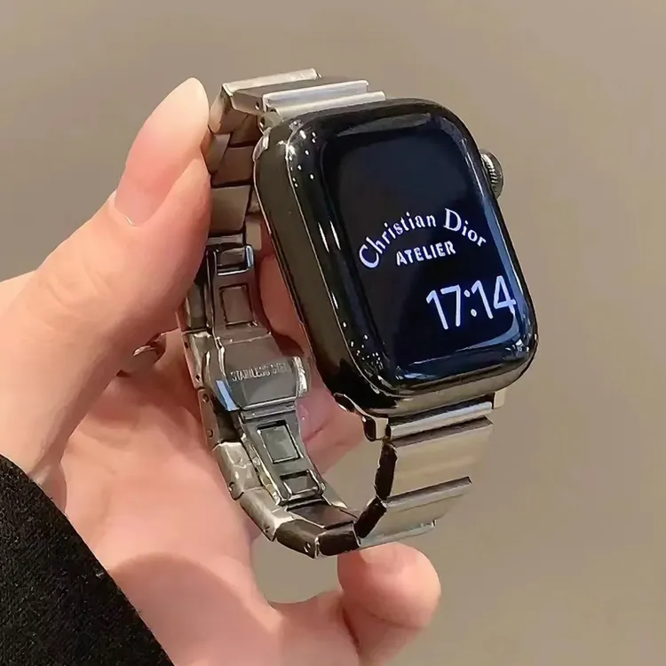 【小蛮腰金属】iserisewatch适用苹果手表表带iWatchs11高级感夏