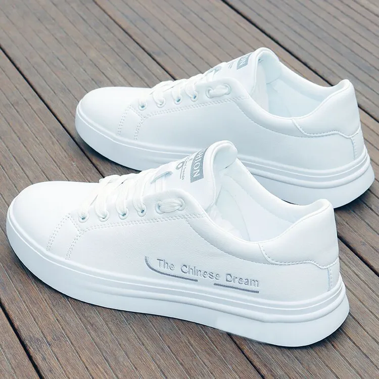 男鞋2025夏季新款小白鞋韩版运动休闲潮鞋子百搭防水软底男士板鞋