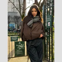 ROMI STUDIO“法式优雅”羊毛混纺直筒束腰夹克外套23AWW1189