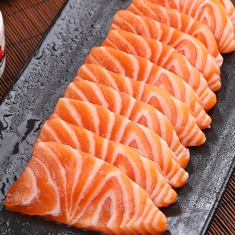 新鲜现切去皮精品 切片三文鱼 400g 肉质鲜嫩产地冷链直发