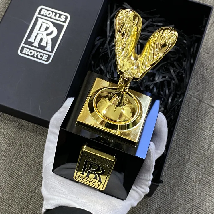 水晶摆件飞天女神劳斯莱斯同款风水镇纸ktv珠宝手表首饰挂件时尚