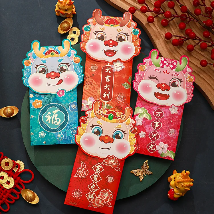 【卡通千元款】龙年红包立体卡通新款高档创意儿童通用新年利是封