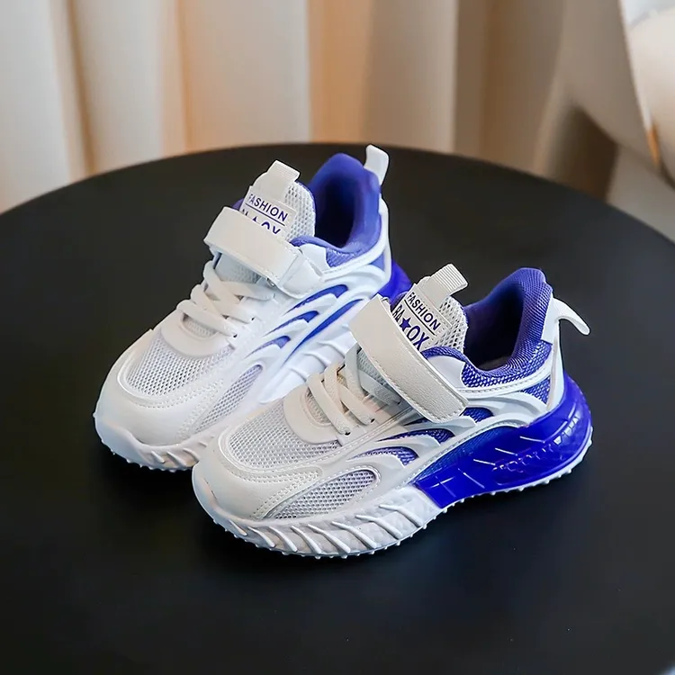 男女孩鞋网面运动鞋春秋季新款学生百搭小白鞋男孩防滑透气跑步鞋