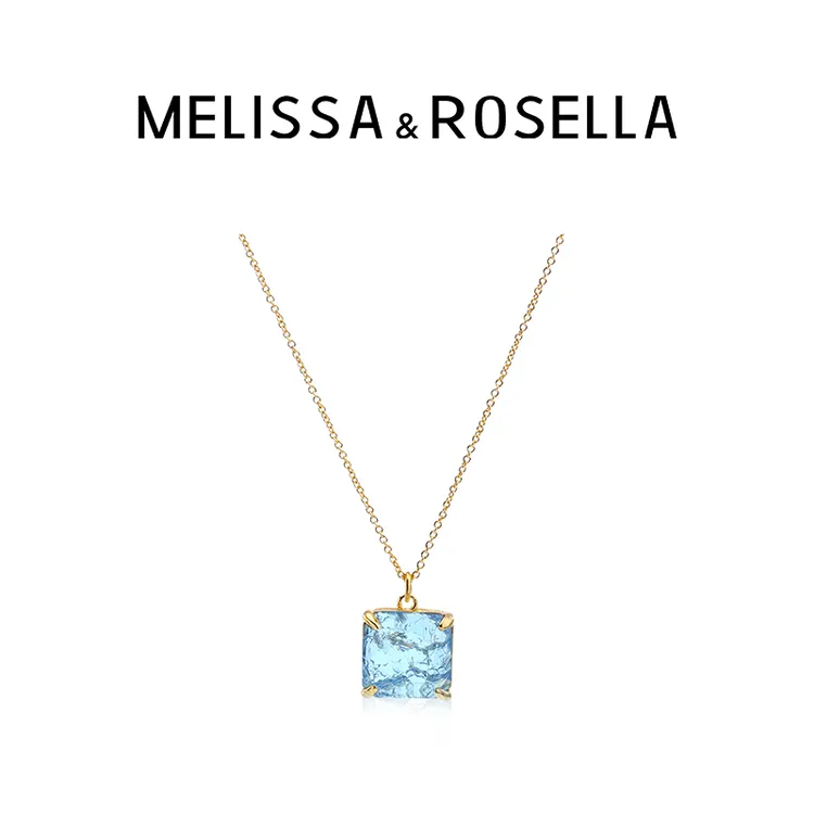 【柒柒专属】MELISSA&ROSELLA 铜合金项链方冰花项链气质锁骨链
